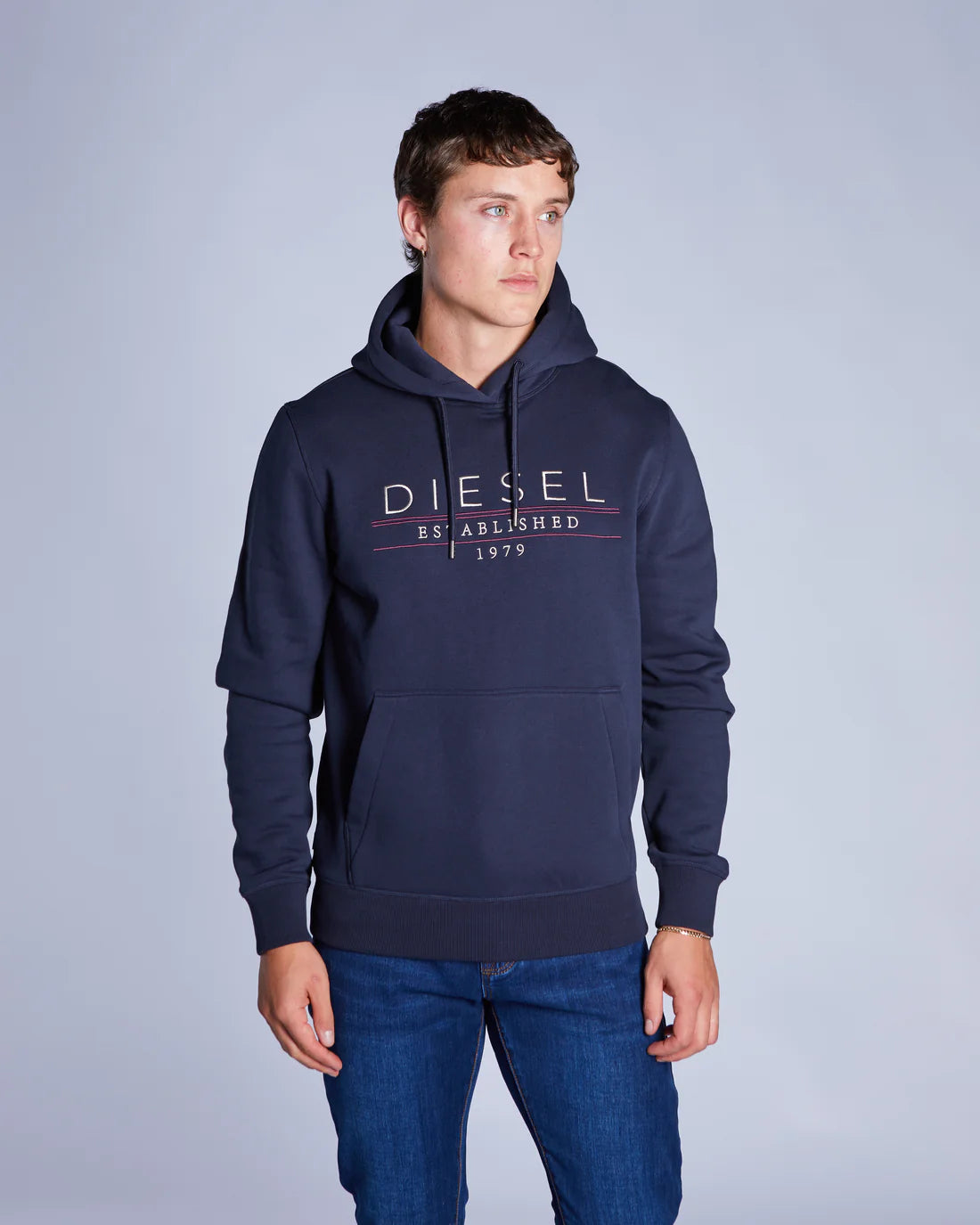 Diesel Don Hoodie Navy