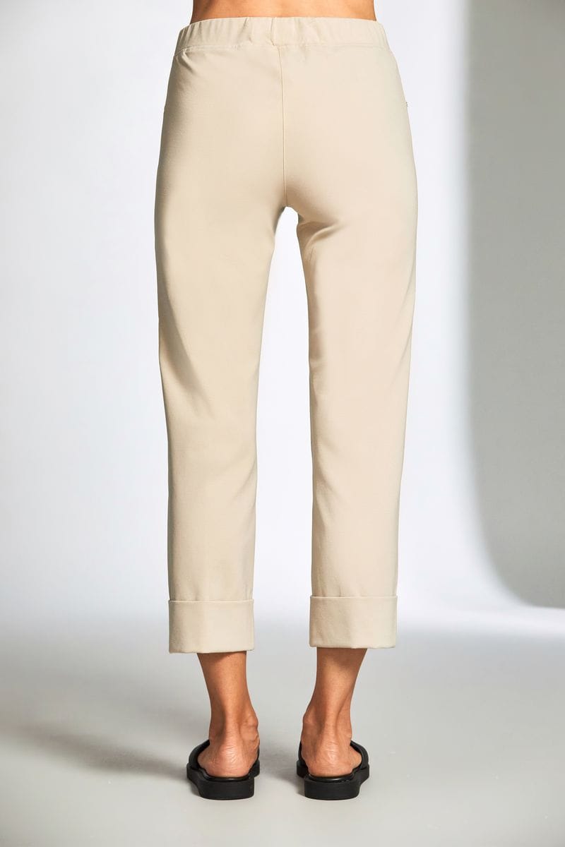 Peruzzi Turn Up Trouser Sand