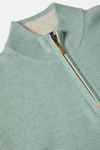 Benetti Dawson 1/4 Zip Knitwear Sage