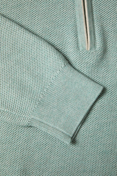 Benetti Dawson 1/4 Zip Knitwear Sage