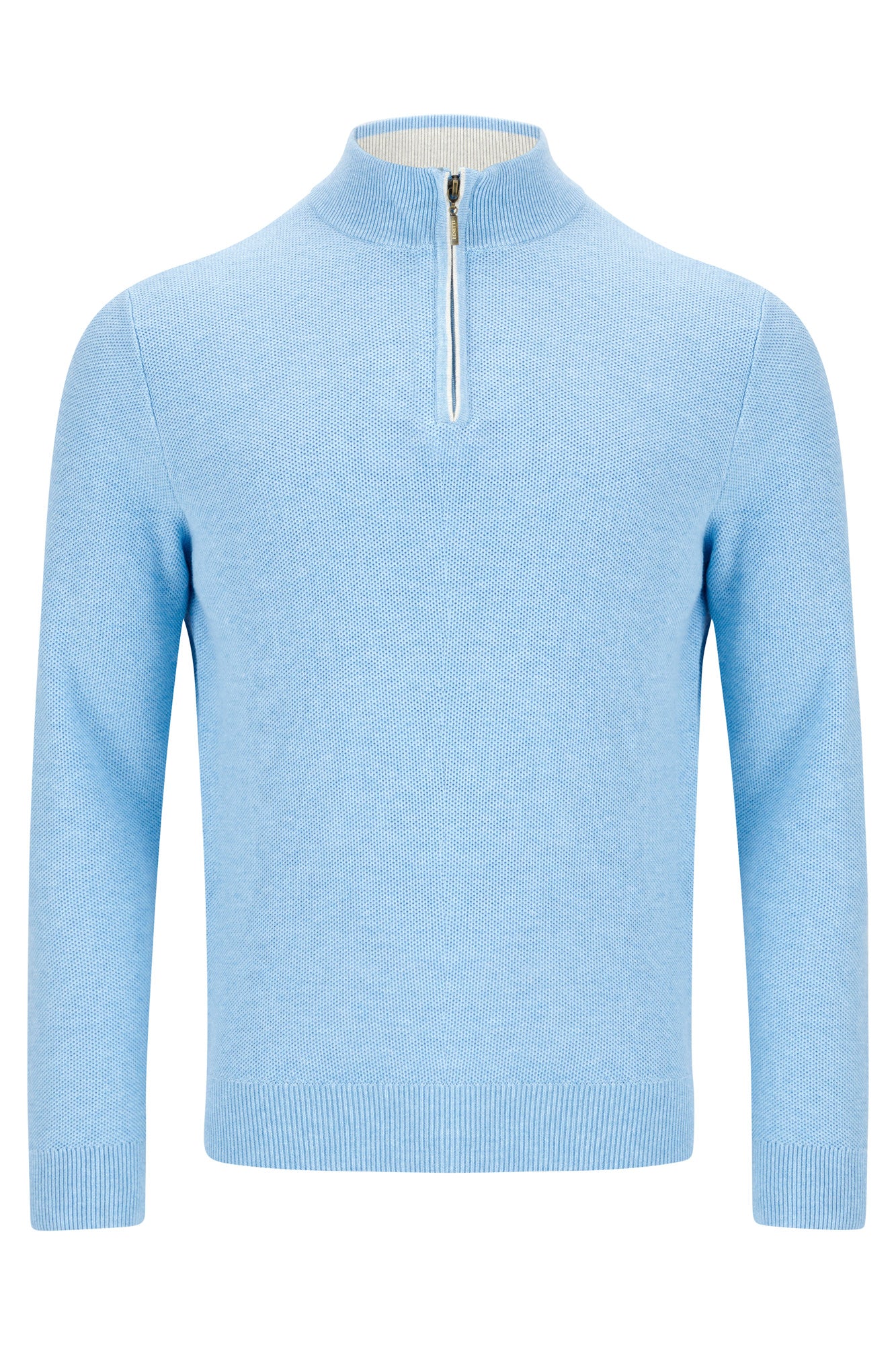 Benetti Dawson 1/4 Zip Knitwear Sky