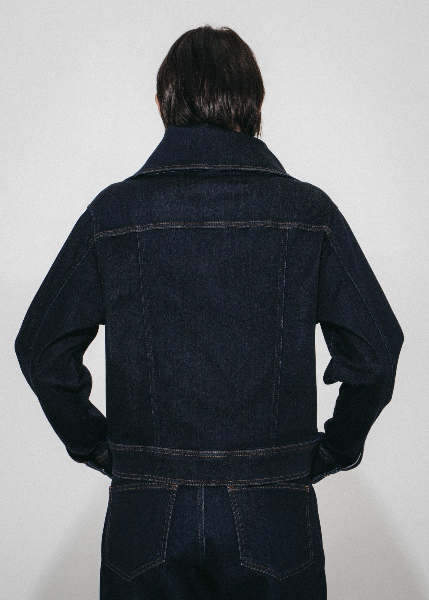 Jane Lushka Dramak Denim Fancy Jacket Dark Blue