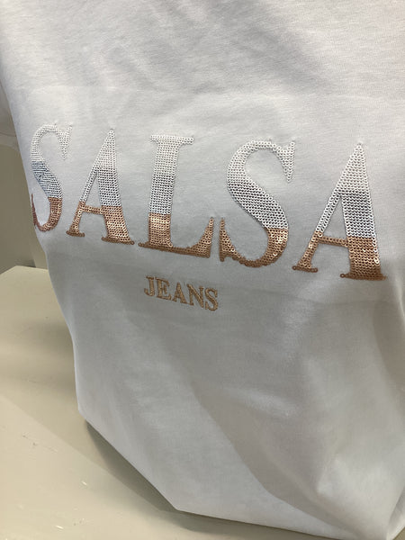 Salsa T-Shirt with branding White