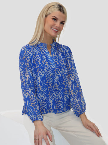 Kate & Pippa Bella band top Blue