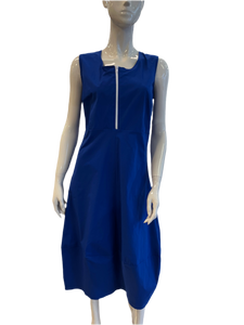 Peruzzi Sleeveless Technical Dress Cobalt