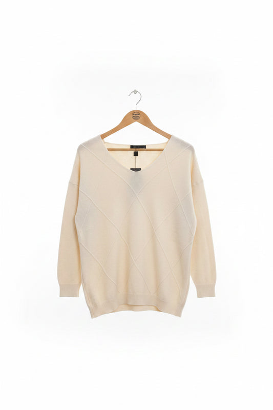 Peruzzi Diamond Knit Beige