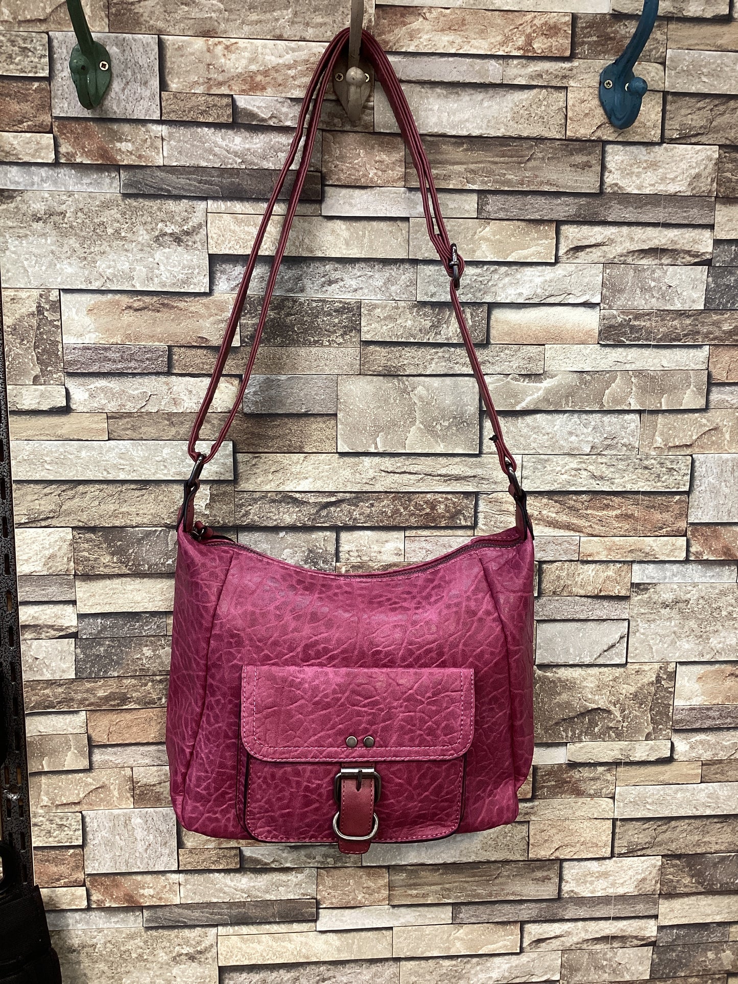 Embossed Vegan Leather Bag