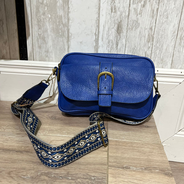 Vegan Double Zip Cross Body