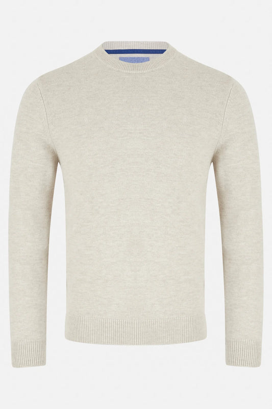 Benetti Franco Crew Neck Knit Stone