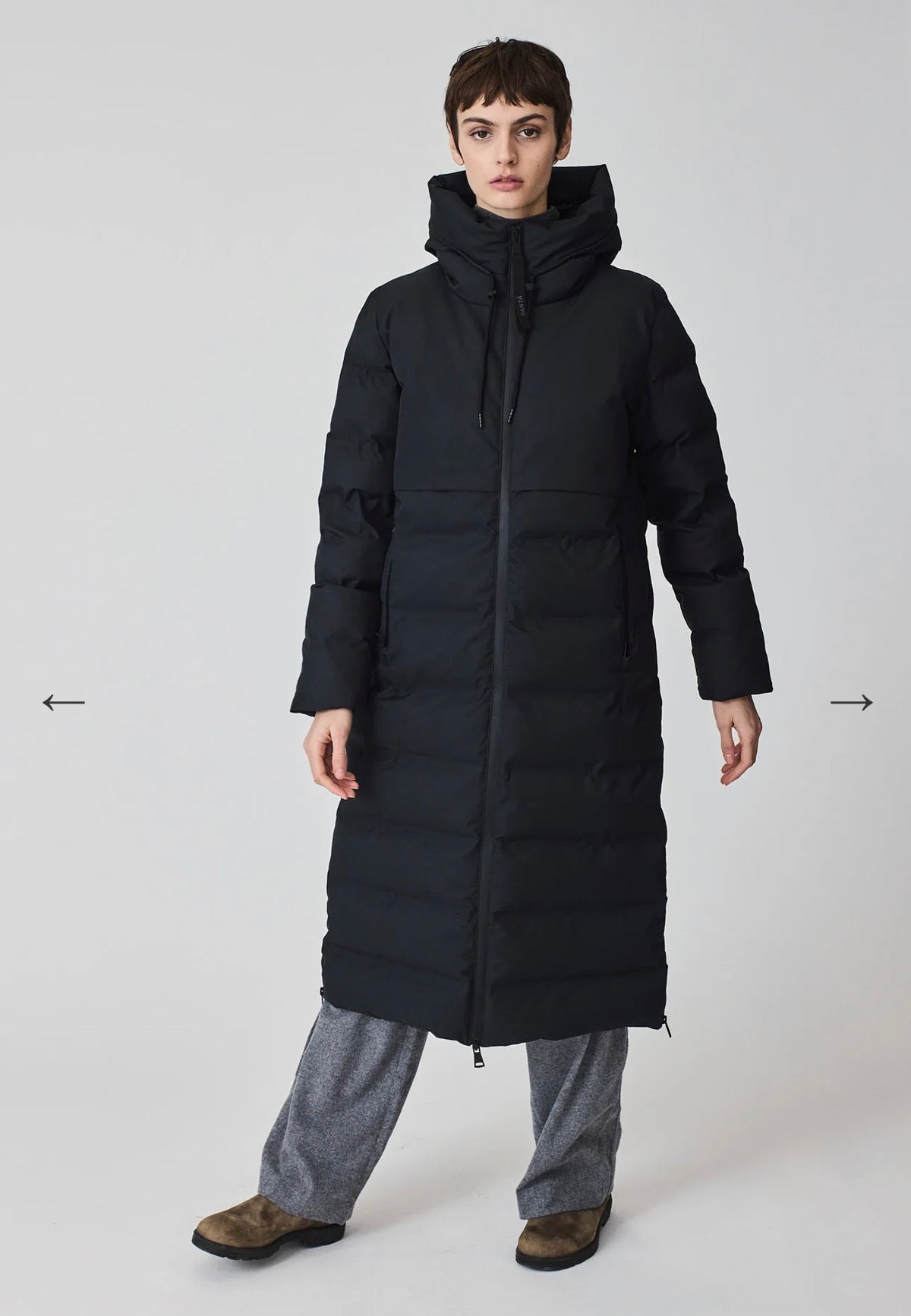 Tanta Snestorm Puffer Coat Dark Navy