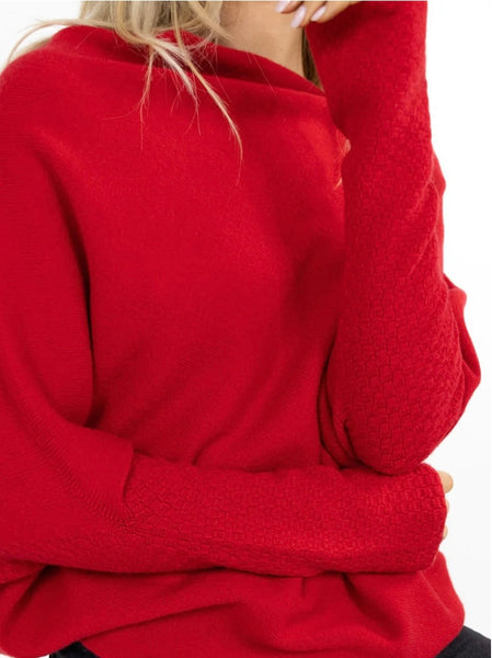 Kate&Pippa Windsor Knit- Red