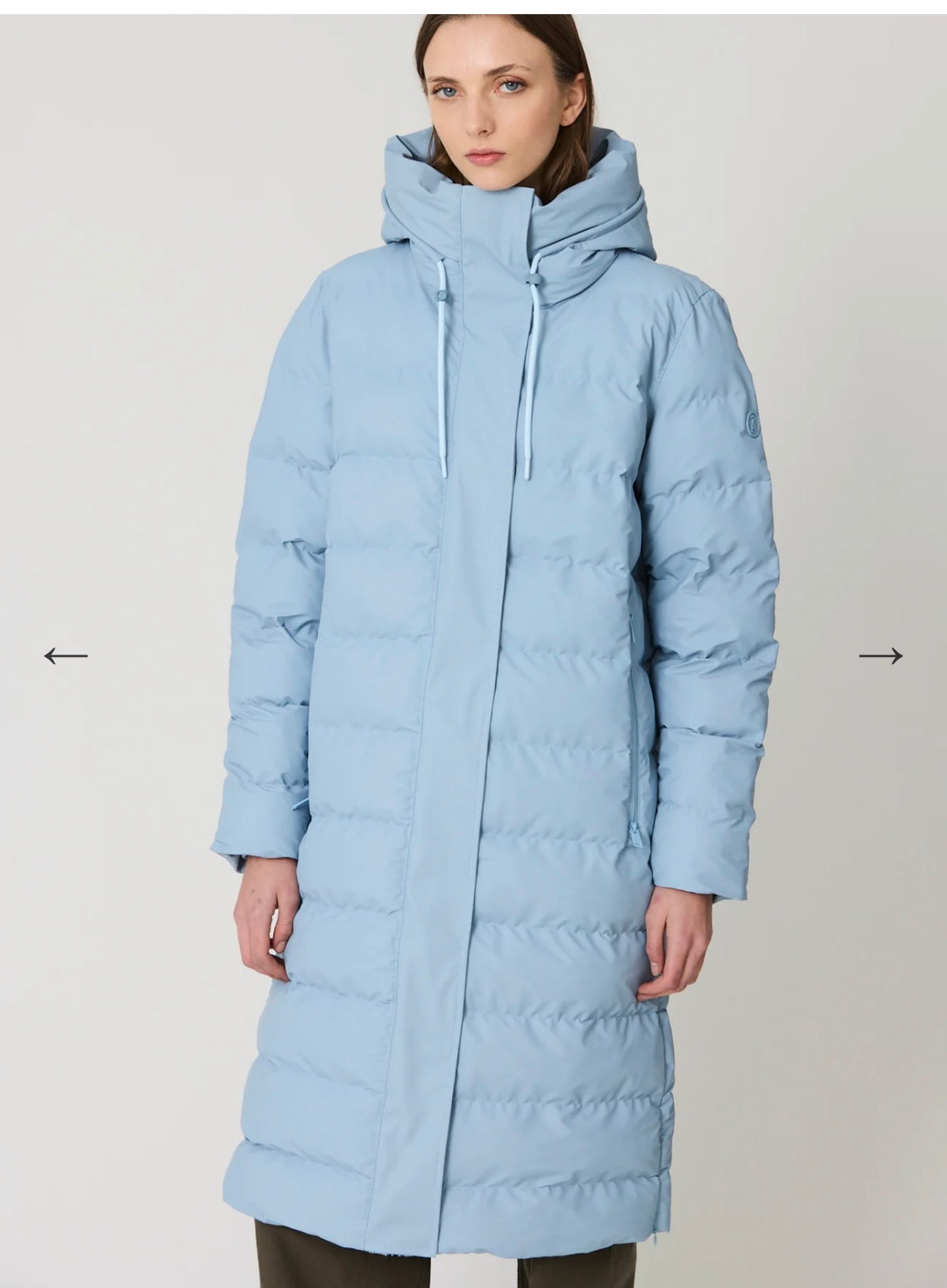 Tanta Glaze Padded Coat Ashley Blue