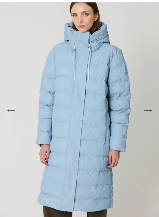 Tanta Glaze Padded Coat Ashley Blue