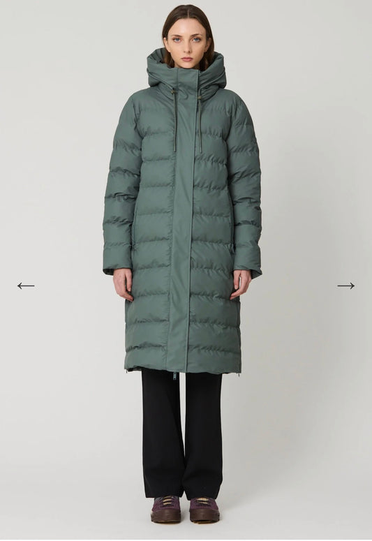 Tanta Glaze Padded Coat Balsam Green