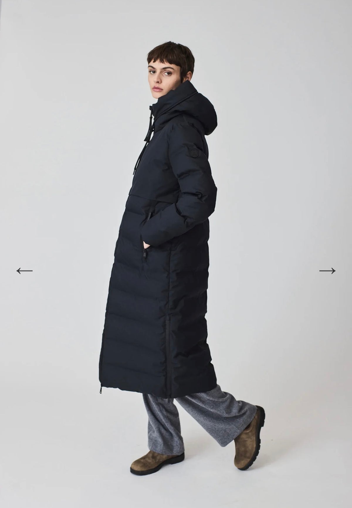 Tanta Snestorm Puffer Coat Dark Navy