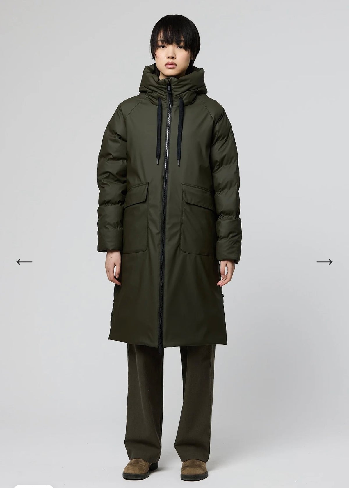Tanta Rime Coat Khaki