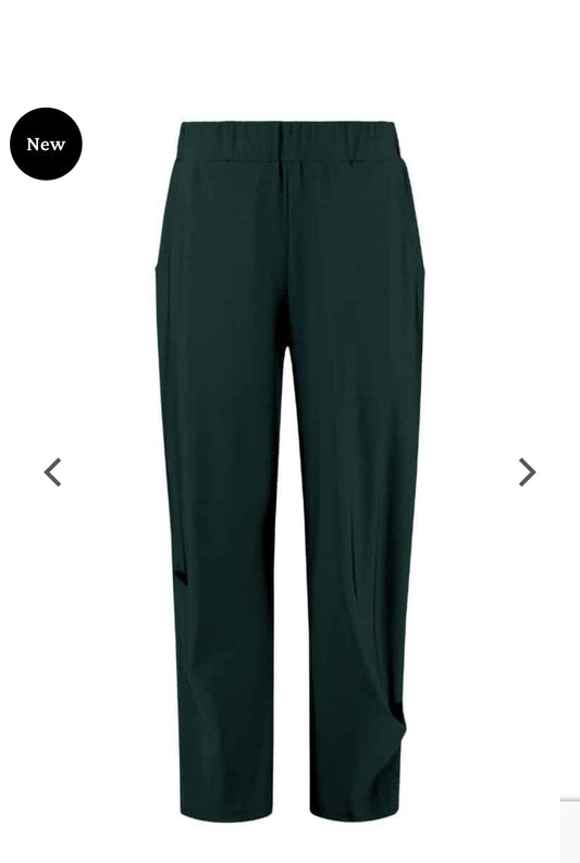 Elsewhere Antonella Trousers - Midnight Green
