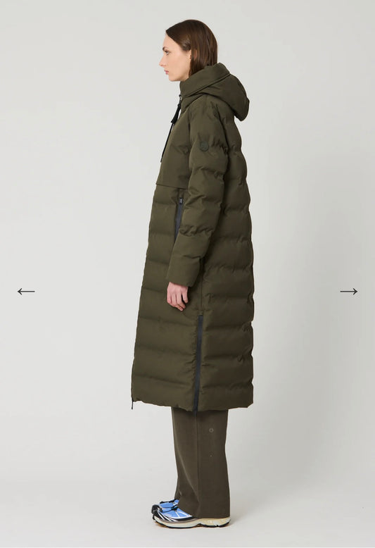 Tanta Snestorm Puffer Coat Khaki