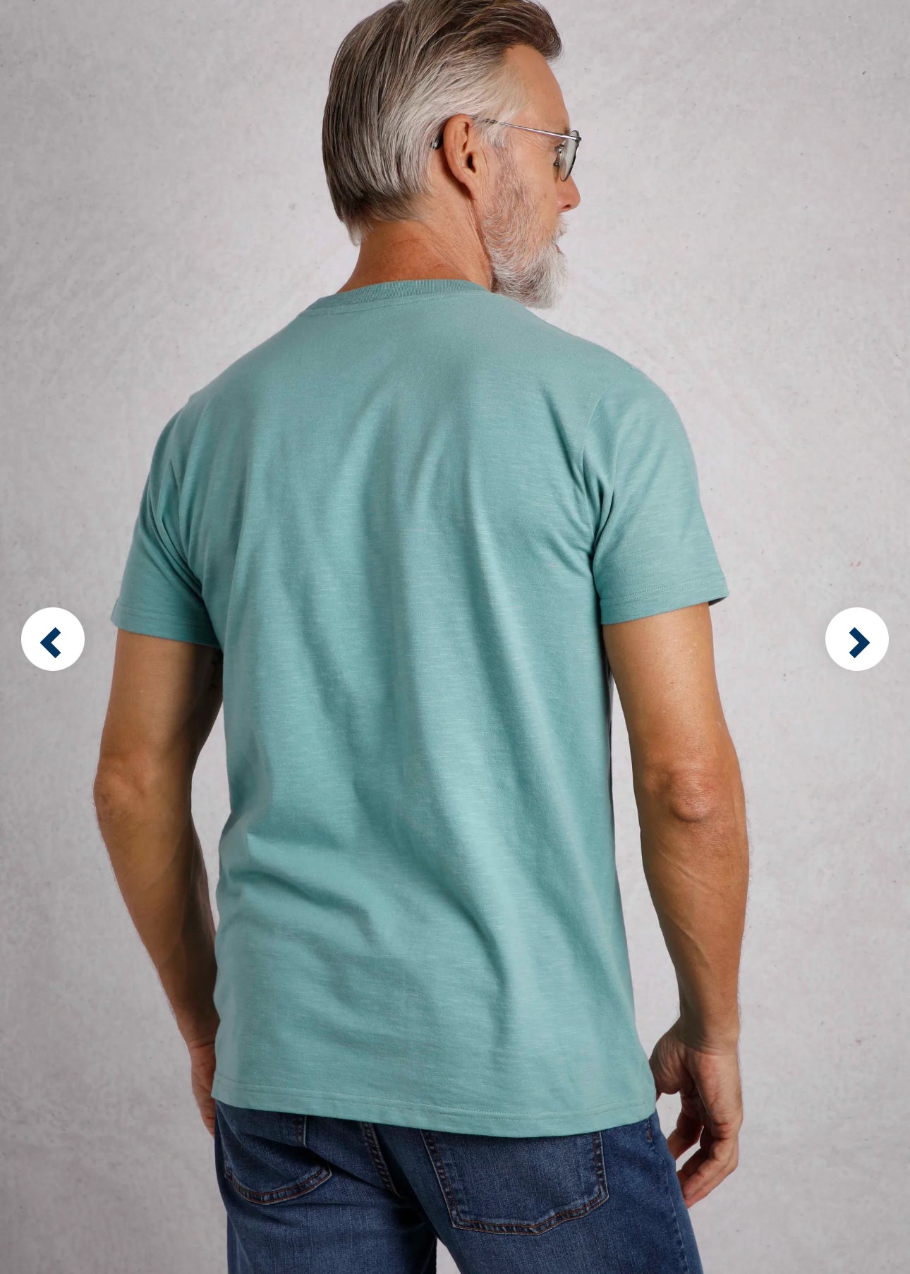 Weird Fish Organic Fished T-Shirt-Mineral Blue