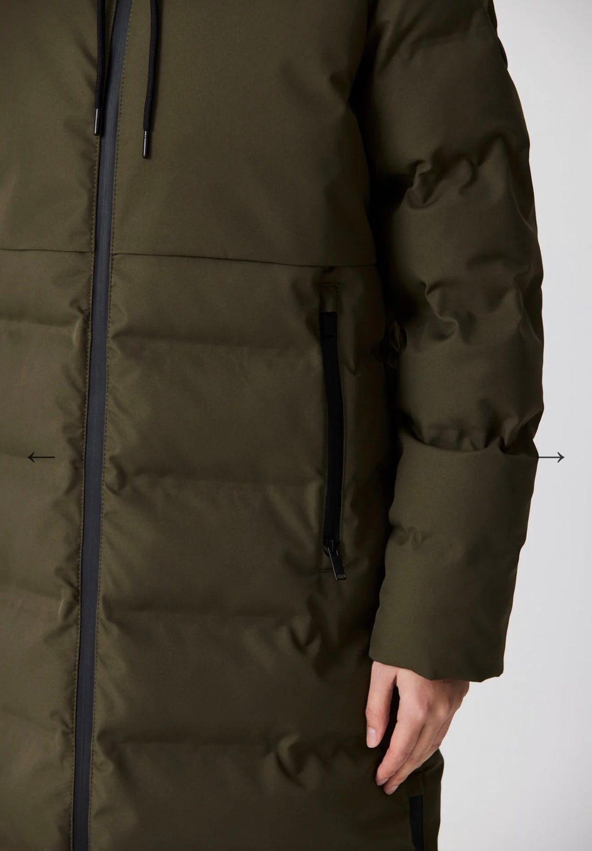 Tanta Snestorm Puffer Coat Khaki