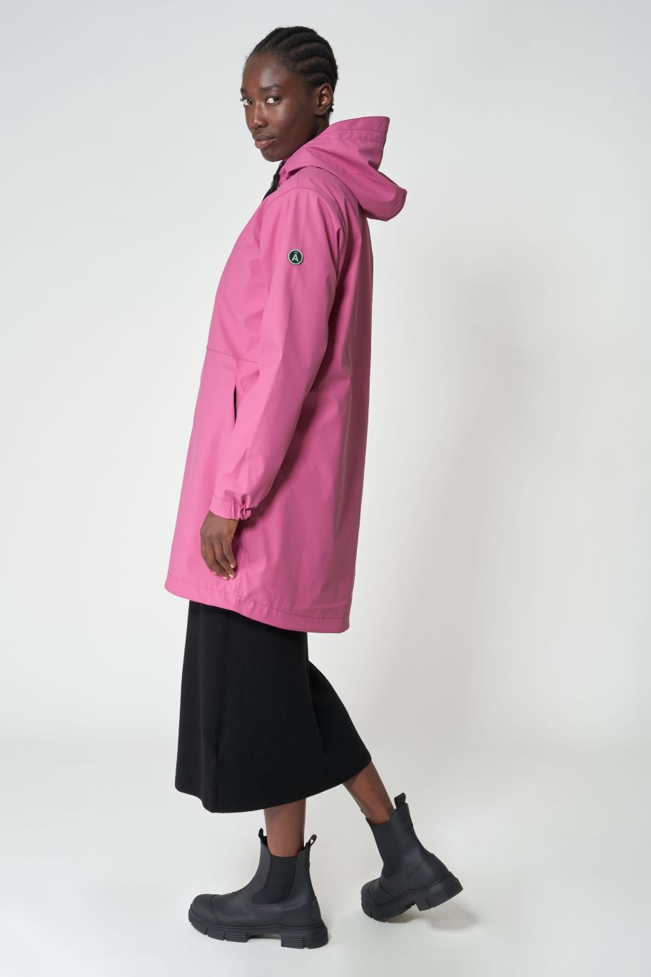 Tanta Vand Waterproof PU coat -Red Violet