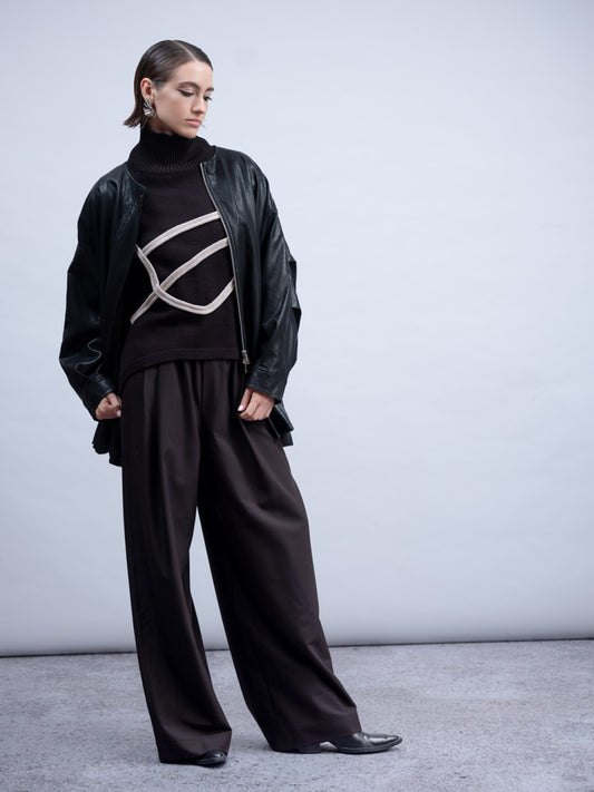 HAAKO Knit Sweater Black