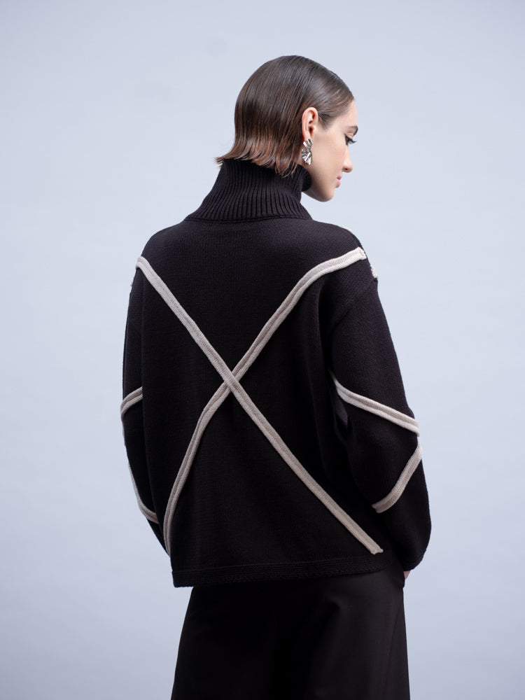 HAAKO Knit Sweater Black