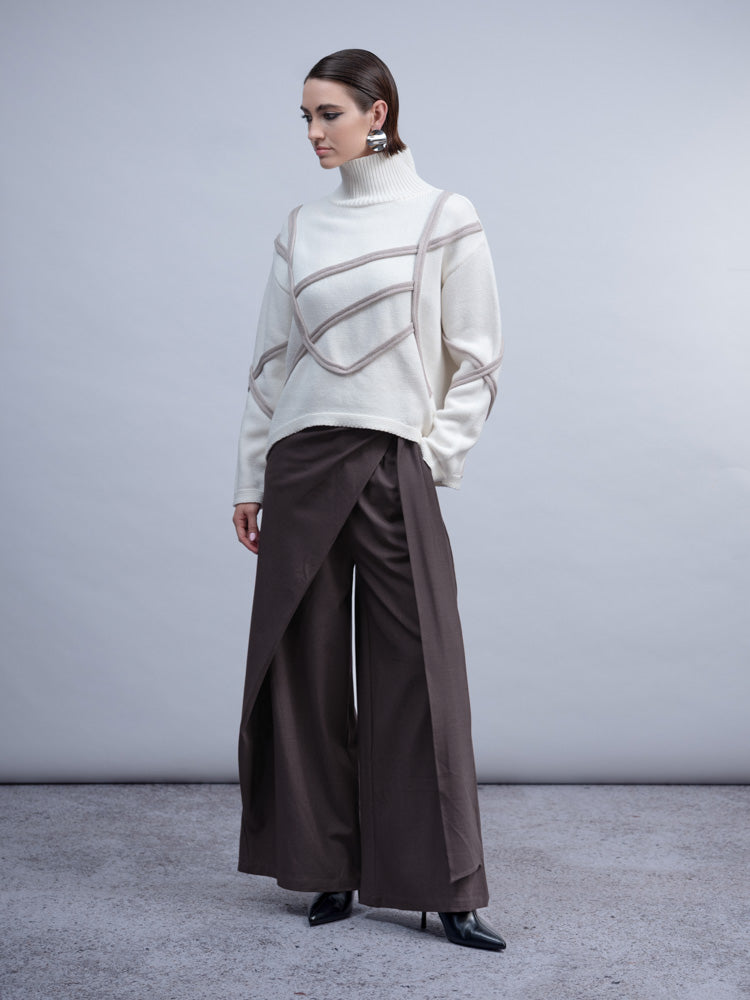 HAAKO Knit Sweater Off White
