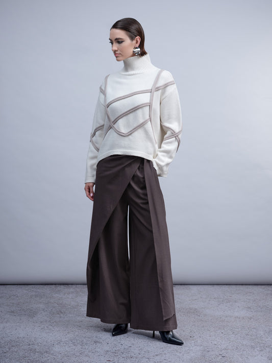 HAAKO Knit Sweater Off White
