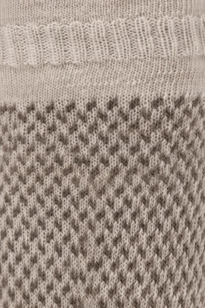 HJ972 All Over Jacquard Wool Softop Socks