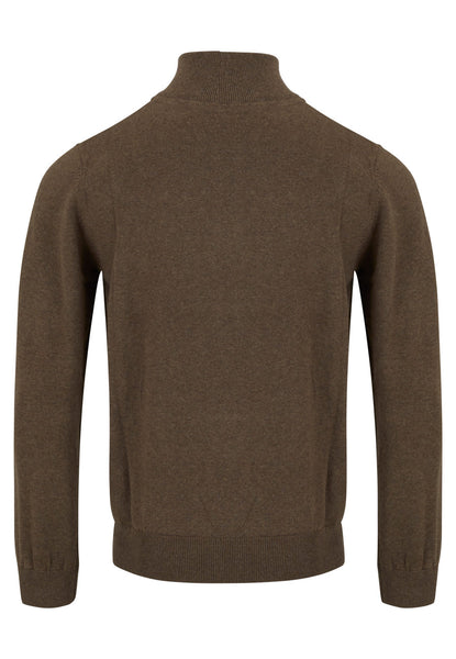 6th Sense Harry 1/4 Zip-Chestnut