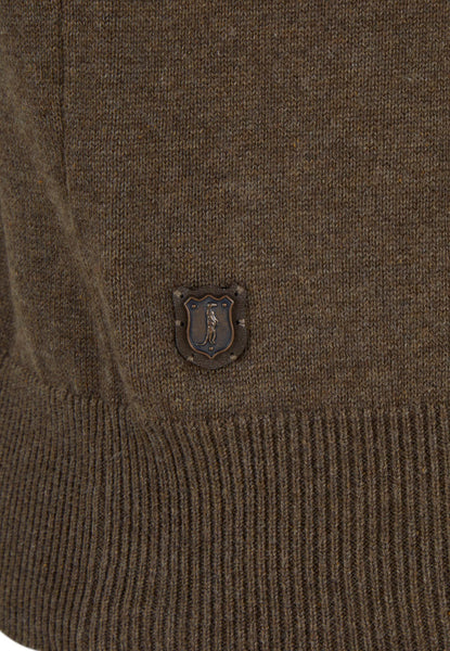 6th Sense Harry 1/4 Zip-Chestnut