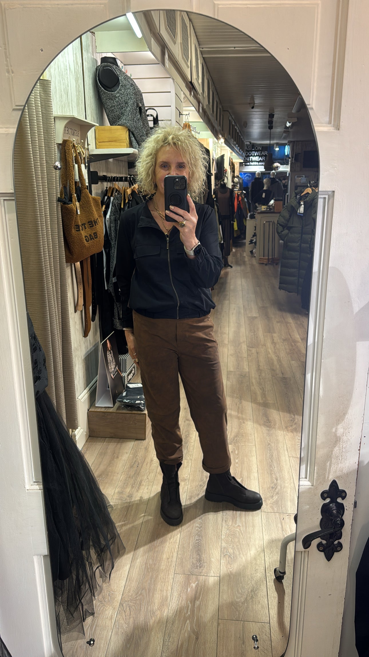 Naya Short Jacket With Side Panels Cocoa