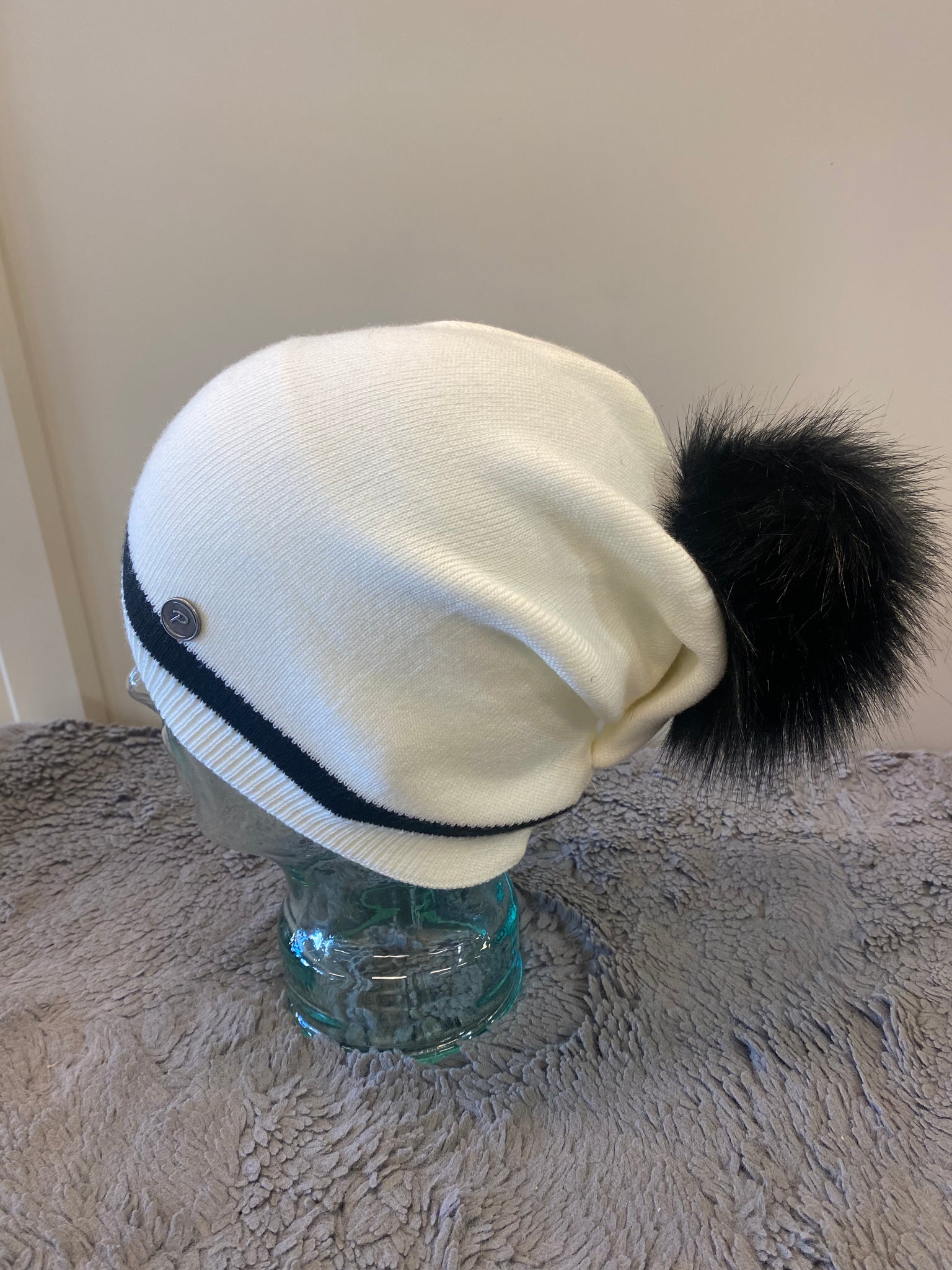 Peruzzi Stripe Slouch Hat