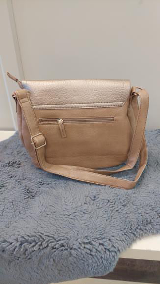 2 tone Vegan cross body bag