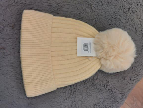 Pom Pom Fleece lined Hat