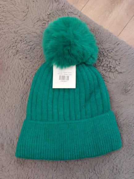 Pom Pom Fleece lined Hat
