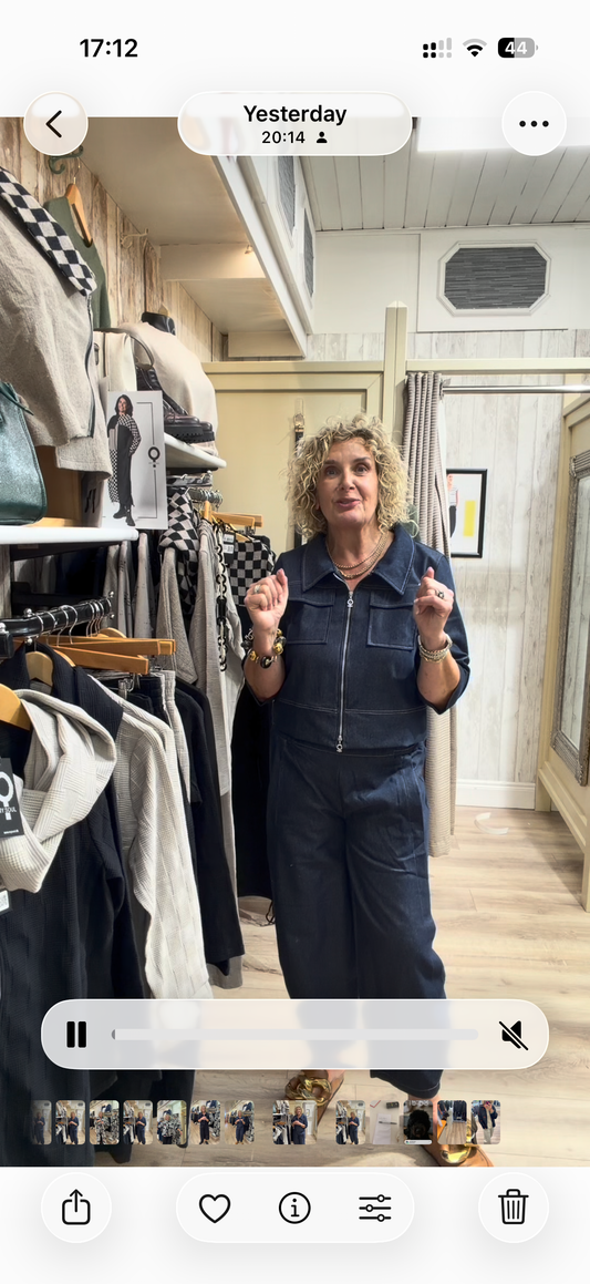 My Soul Stretch Trousers Blue
