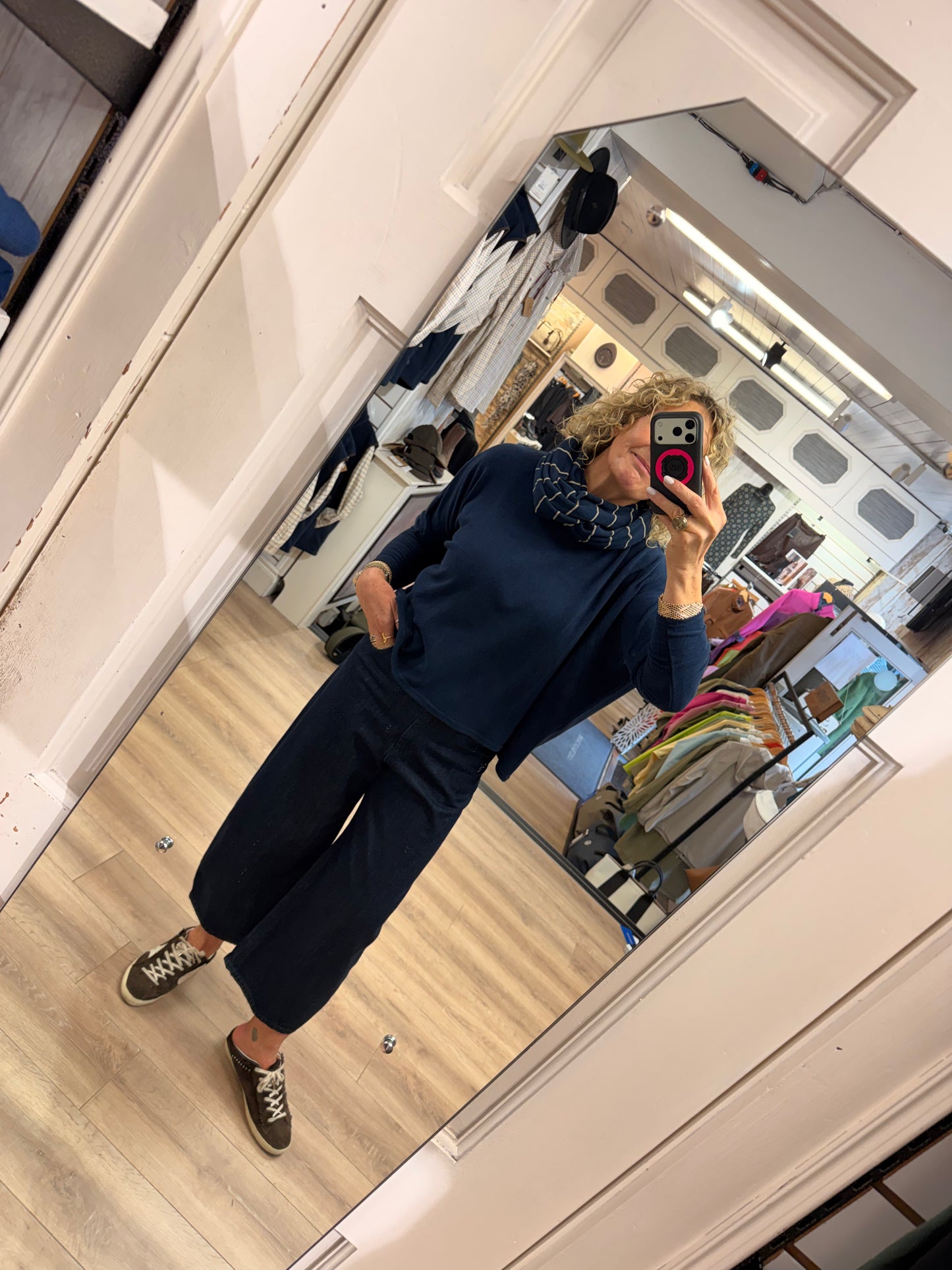 Neirami Flared Sweater Oceano