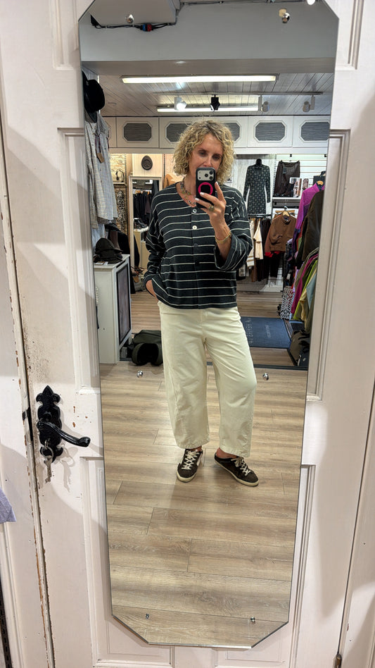 Neirami Egg Shaped Trousers Ivory
