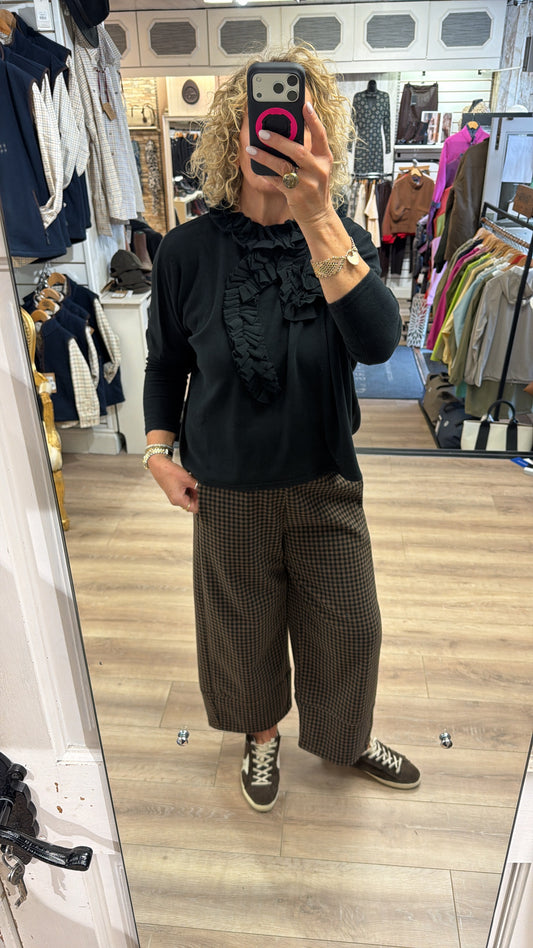 Neirami Brush Check Trousers