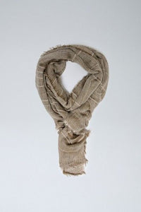 Salsa Mens Striped Scarf Green