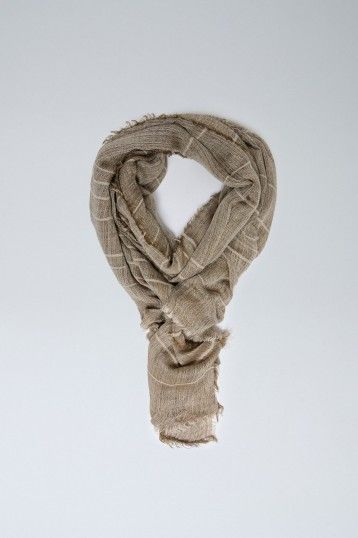 Salsa Mens Striped Scarf Green