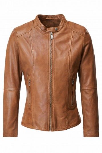 Salsa Ladies Leather Jacket Brown
