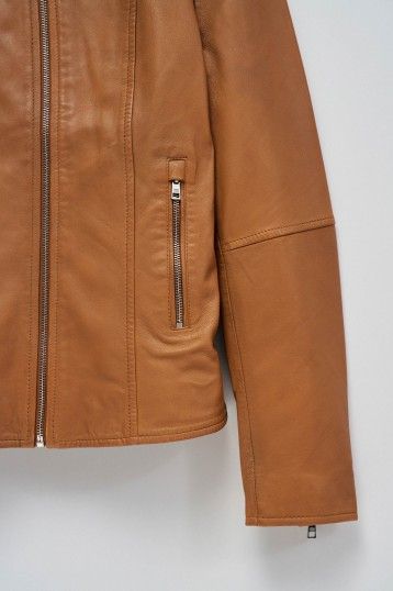 Salsa Ladies Leather Jacket Brown