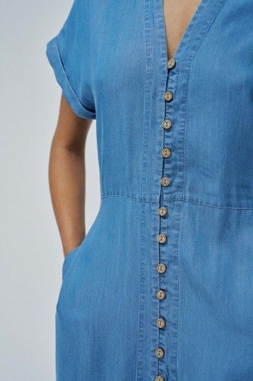 Salsa Midi Dress Denim