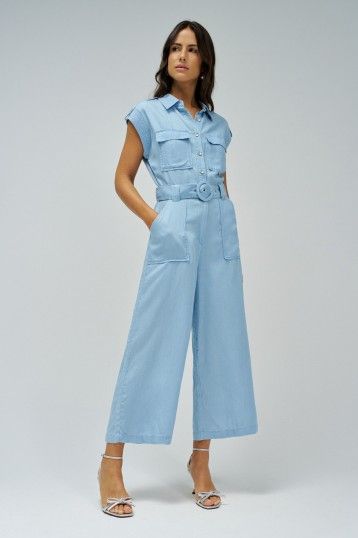 Salsa Light Denim Jumpsuit