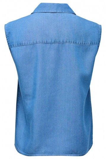 Salsa Light Denim Blouse