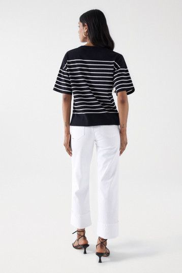 Salsa Striped T-Shirt With Logo