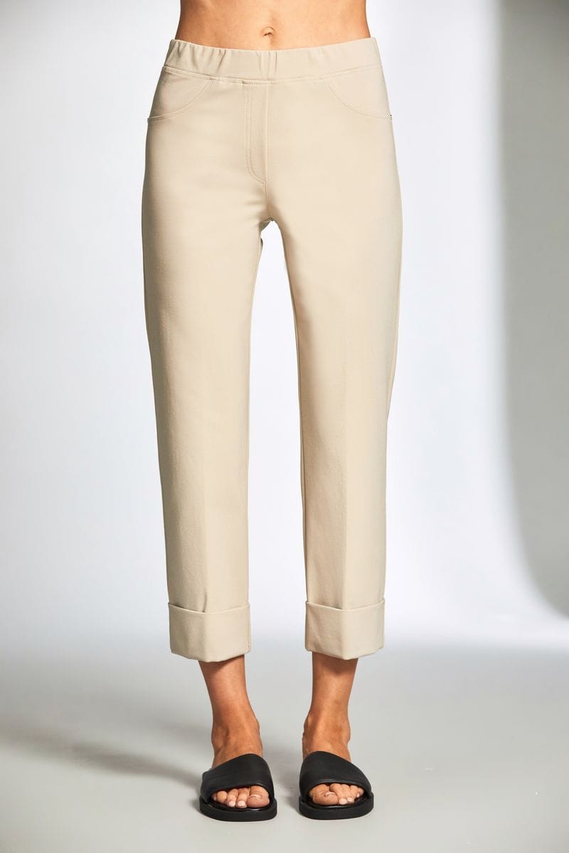 Peruzzi Turn Up Trouser Sand